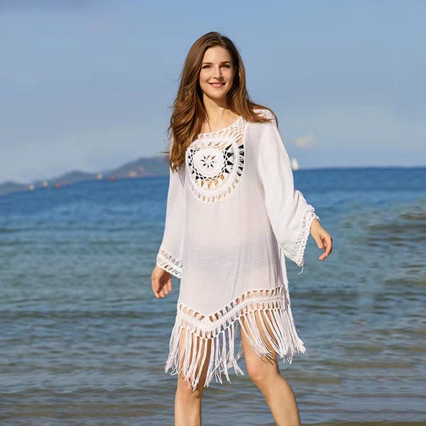 Women's Summer Top w/Tassels-3 Colors-Free Size-9pcs/pack OR 6pcs/pack
