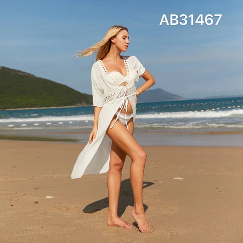 Women's Long Summer Cover-up-2 Cols-Free Size-12pcs OR 6pcs OR 4pcs-PACK