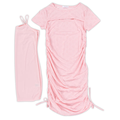 Women's Summer Dress w/Camisole - 3 Colors/4 Sizes - 12pcs/pack