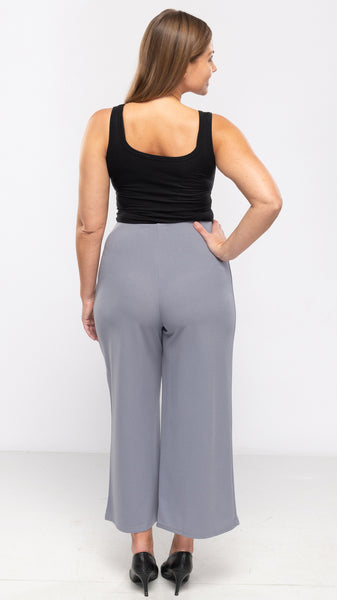 Women's Fancy 6 Button Stretch Pants-3 Colors/4 Sizes-12pcs/pack