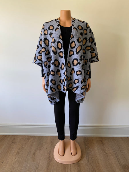 Women's Animal Print Cover-up-2 Cols-2 Sizes-8pcs OR 4pcs PACK