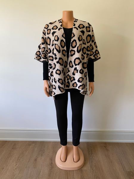 Women's Animal Print Cover-up-2 Cols-2 Sizes-8pcs OR 4pcs PACK