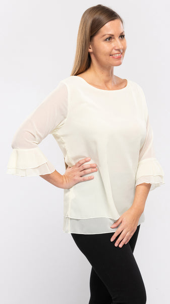 Women's Soft Layered Top-2 Colors/3 Sizes-12pcs/pack OR 6pcs/pack