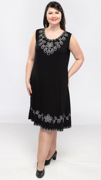 Women's Sleeveless Summer Dress With Embroidery - 12pcs/pack ($13.50 each)