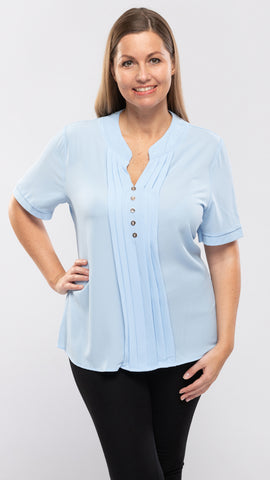 Women's Short Sleeves Top-3 Cols-3 Sizes-12pcs/pack