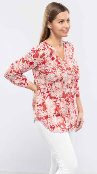 Women's Printed Top - 1 Color/4 Sizes-6pcs/pack ($6.00/pc)