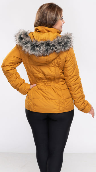 Women's Jacket w/Removable Faux Fur on Hood-1 Color/3 Sizes-4pcs/pack ($14.85/pc)