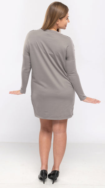 Women's Sequin Grey Dress-1 Color/7 Sizes-14pcs/pack OR 7pcs/pack