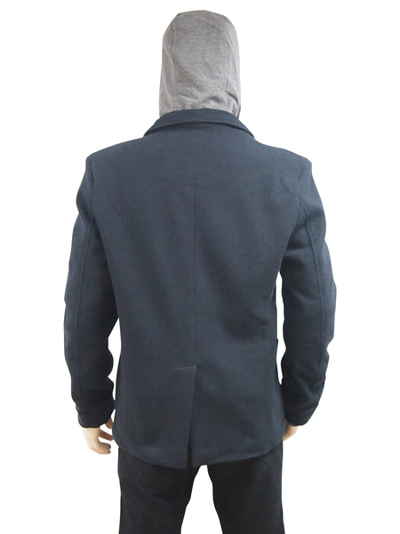 Men's Texture Blazer w/Hood-2 Colors/4 Sizes-24pcs/pack ($12.50/pc) OR 12pcs/pack ($14.50/pc)