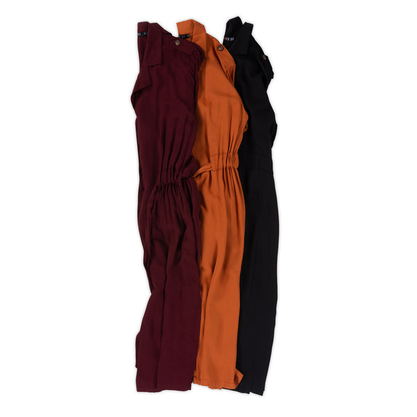 Women's Front Button Dress w/Belt - 3 Colors/5 Sizes - 15pcs/pack ($15.95/pc)