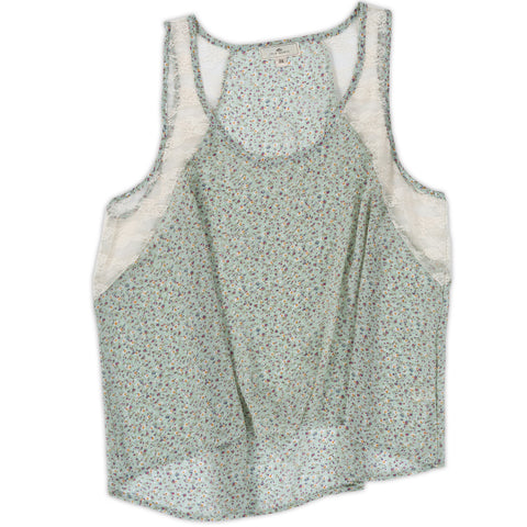 Women's Sleeveless Top w/Lace Trim–1 Color/3 PLUS Sizes-6pcs/pack