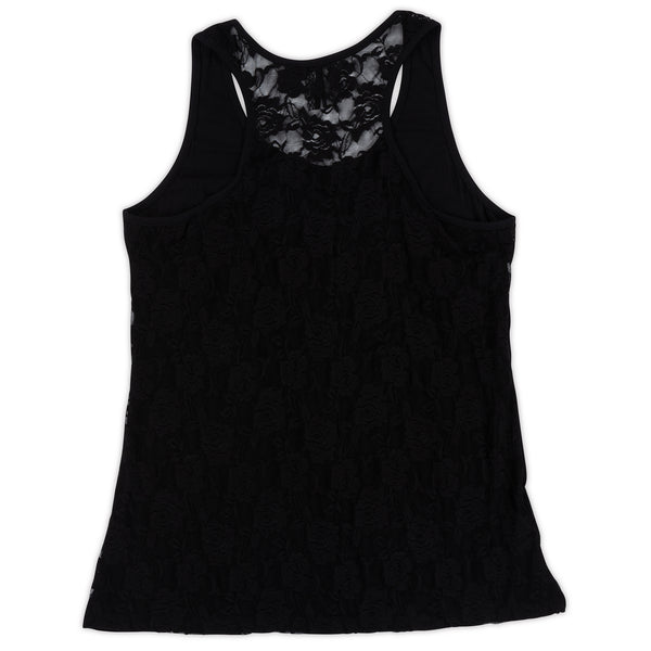 Women's Sleeveless Top w/Lace Back - 2 Colors/3 PLUS Sizes - 6pcs/pack ($9.90/pc)