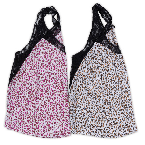 Women's Sleeveless Animal Print Top - 2 Colors/3 PLUS Sizes - 12pcs/pack ($7.90/pc) OR 6pcs/pack ($9.90/pc)- SALE! - CHOOSE PACK SIZE TO SEE LOWER PRICES