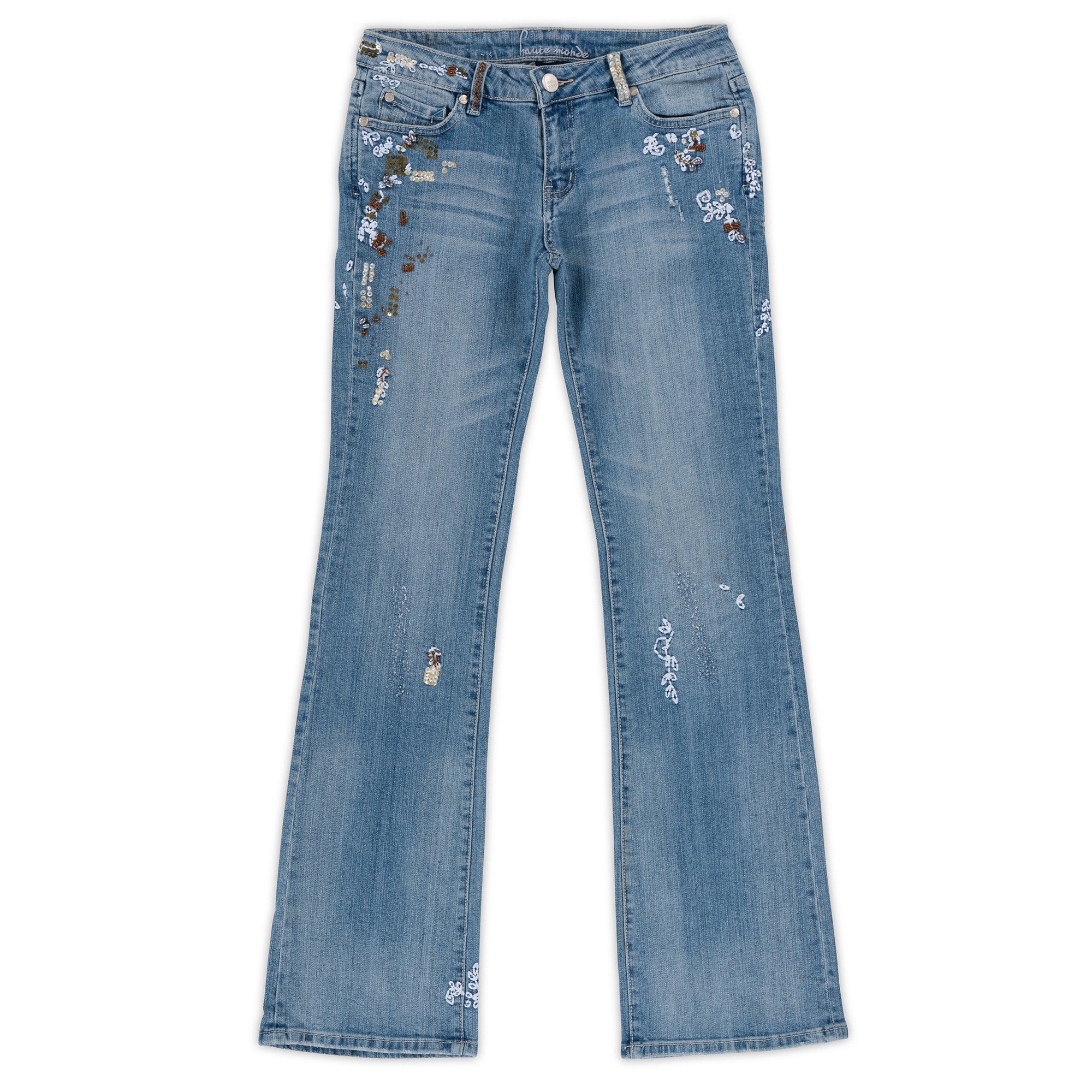 Women's Denim Jeans w/Embroidery - 1 Color/8 Sizes - 8pcs/pack ($15.90/pc)