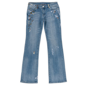 Women's Denim Jeans w/Embroidery - 1 Color/8 Sizes - 8pcs/pack ($15.90/pc)