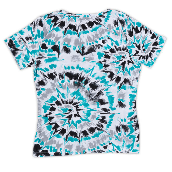 Women's Short Sleeves Printed Top - 3 Colors/3 Sizes - 9pcs/pack ($9.90/pc)