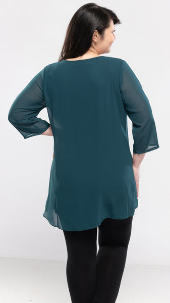 Women's Long Layered Tunic-3 Colors/3 Sizes-12pcs/pack ($13.90/pc)