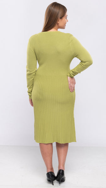 Women's Knit L/S Dress-3 Colors/3 Sizes-12pcs/pack ($21.90/pc)