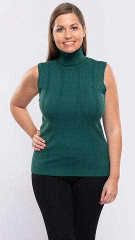 Women's Knit Sleeveless Top-3 Colors/3 Sizes-12pcs/pack