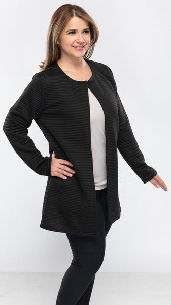 Women's Heavy Knit Rib Textured Cover-up-2 Colors/3 Sizes-12pcs/pack ($17.50/pc)OR 6pcs/pack ($19.50/pc)