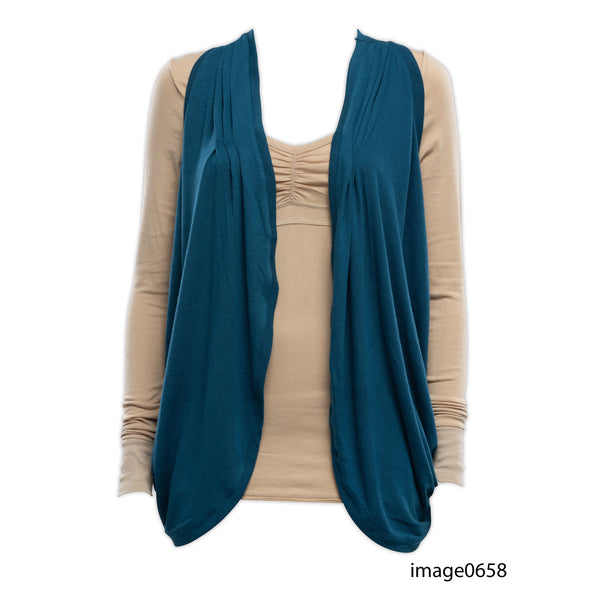 Women's Sleeveless Cardigan - 3 Colors/3 Sizes-9pcs/pack ($7.65/pc)